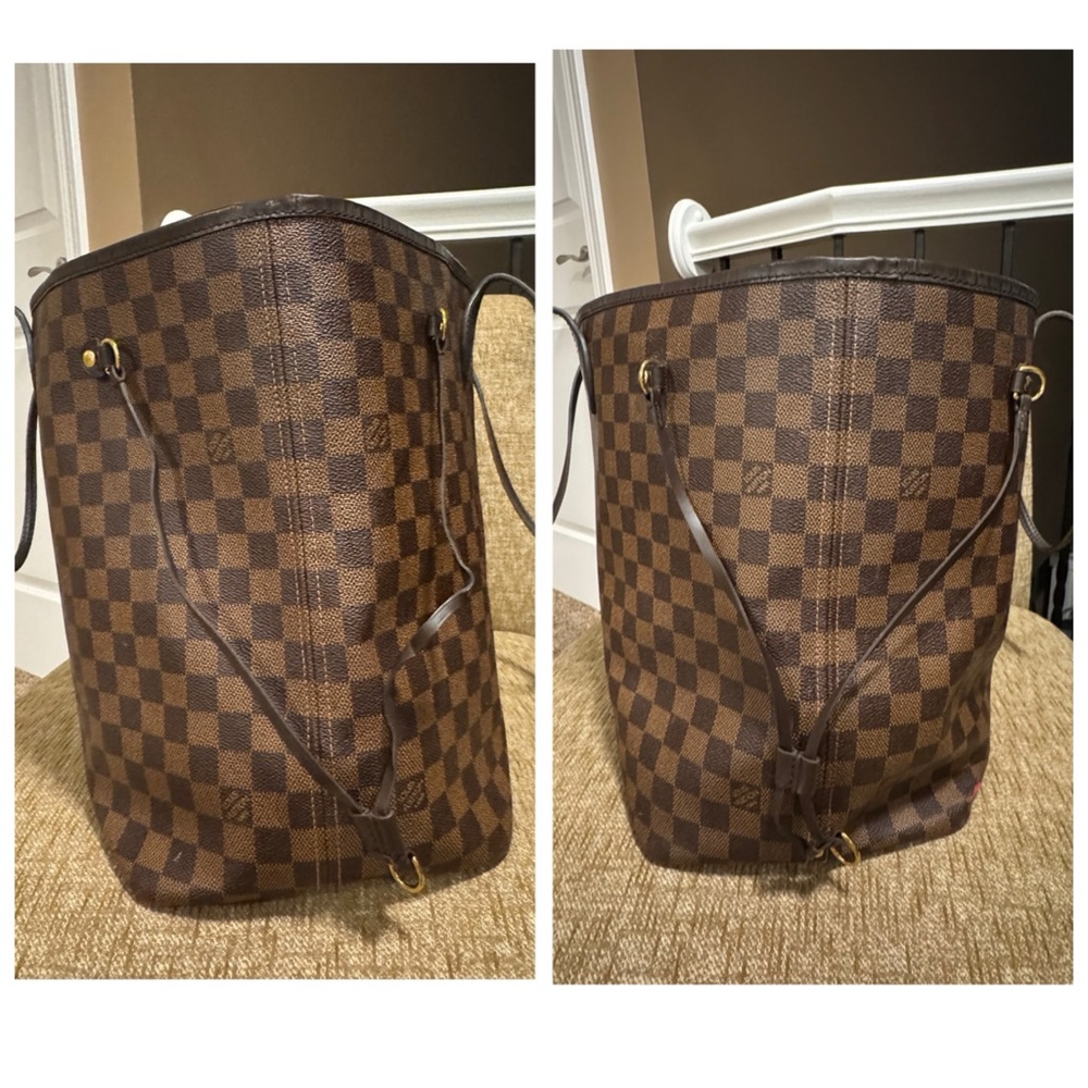 ⭐️ AUTHENTIC LV LOUIS VUITTON NEVERFULL GM DAMIER EBENE SHOULDER BAG ⭐️ - Picture 4 of 13